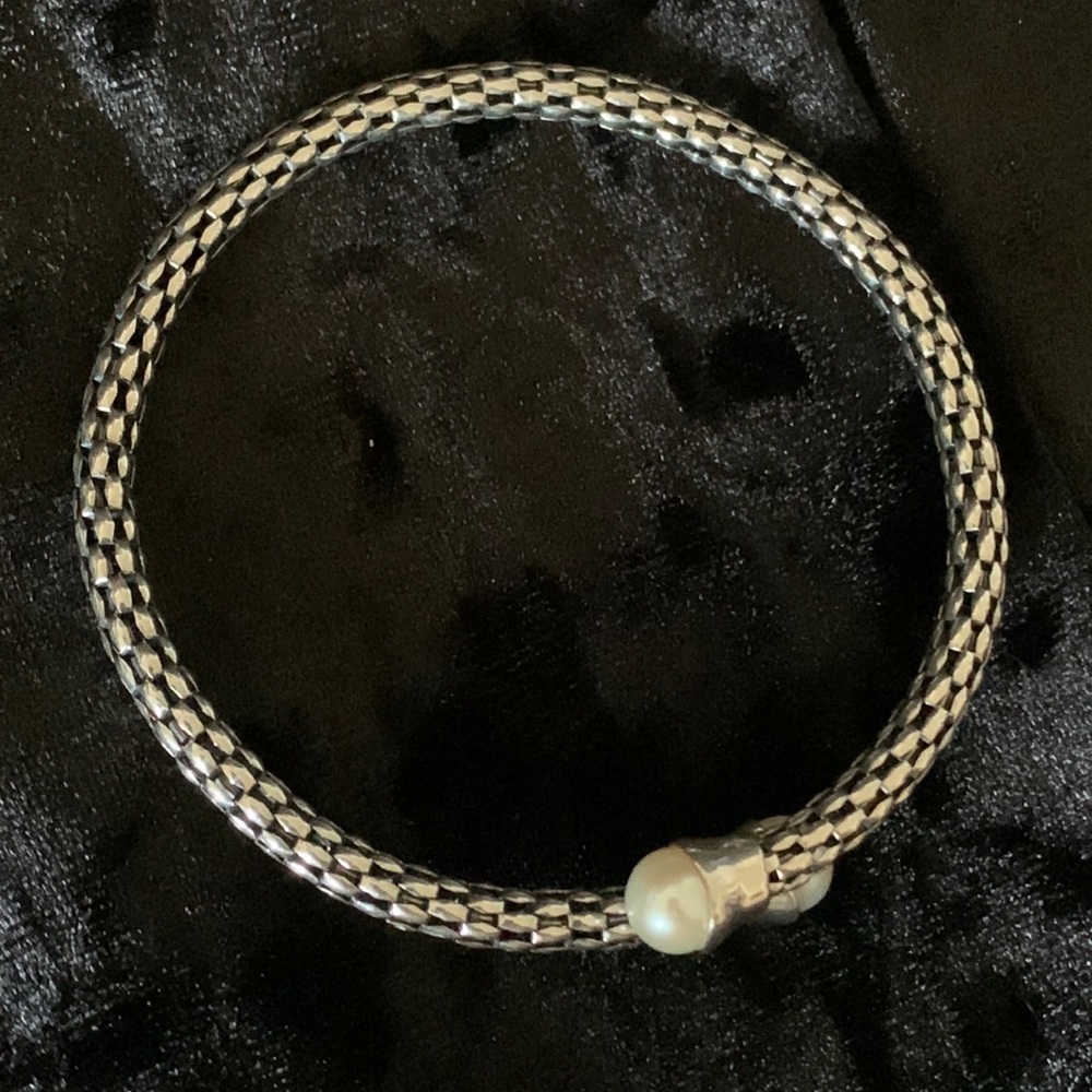 MIchael Dawkins Sterling 925 Flex Cuff - Picture 3 of 7